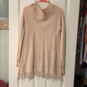 Free People Oversized Top with fringe